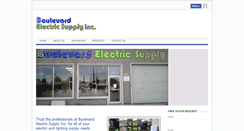 Desktop Screenshot of boulevardelectricsupply.com
